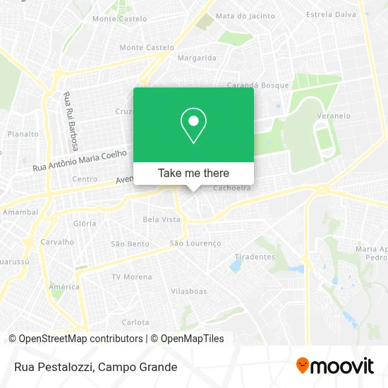 Rua Pestalozzi map