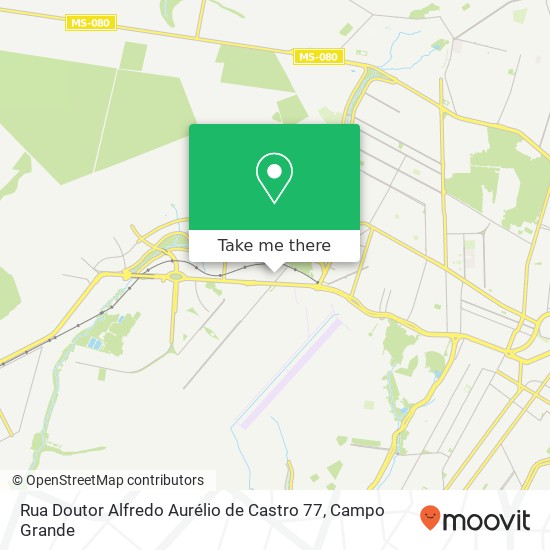 Mapa Rua Doutor Alfredo Aurélio de Castro 77