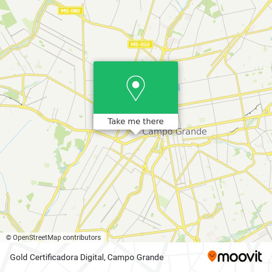 Gold Certificadora Digital map