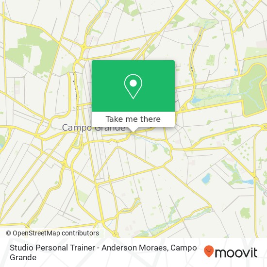 Mapa Studio Personal Trainer - Anderson Moraes