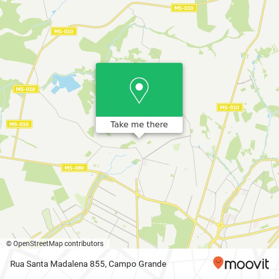 Rua Santa Madalena 855 map