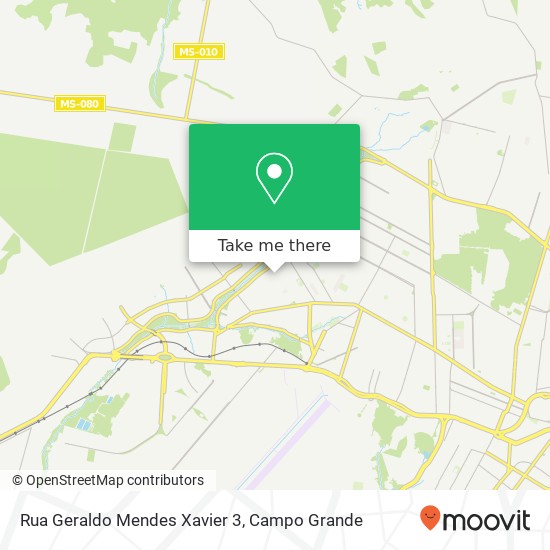 Rua Geraldo Mendes Xavier 3 map