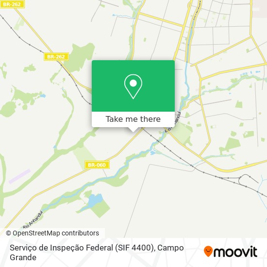 Serviço de Inspeção Federal (SIF 4400) map