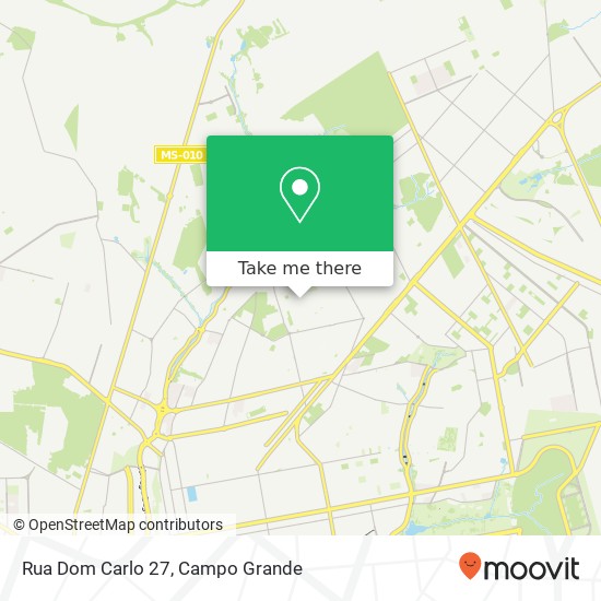 Mapa Rua Dom Carlo 27