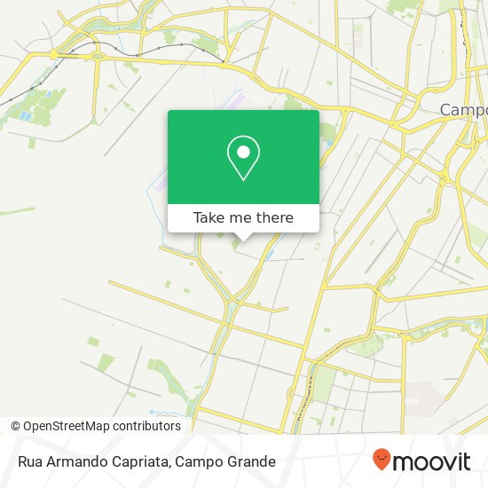 Mapa Rua Armando Capriata
