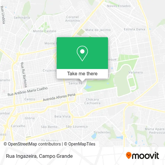 Rua Ingazeira map