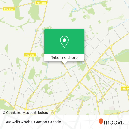 Rua Adis Abeba map