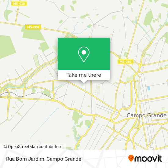 Rua Bom Jardim map