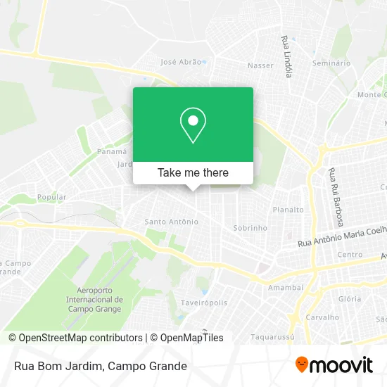 Rua Bom Jardim map