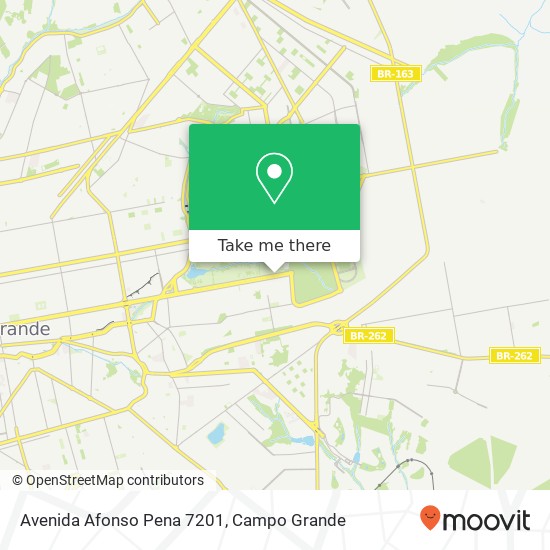 Mapa Avenida Afonso Pena 7201