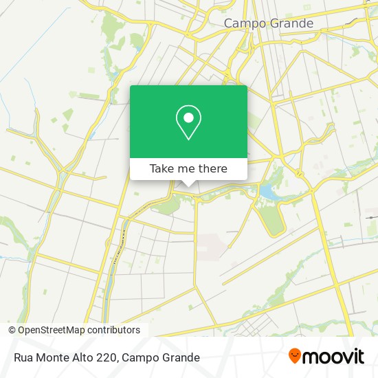 Rua Monte Alto 220 map