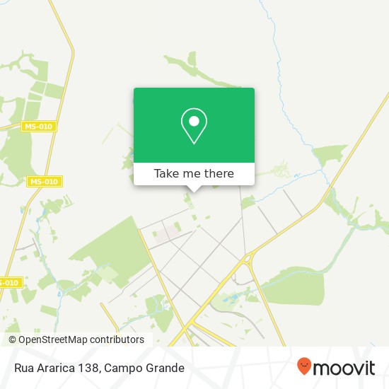 Mapa Rua Ararica 138