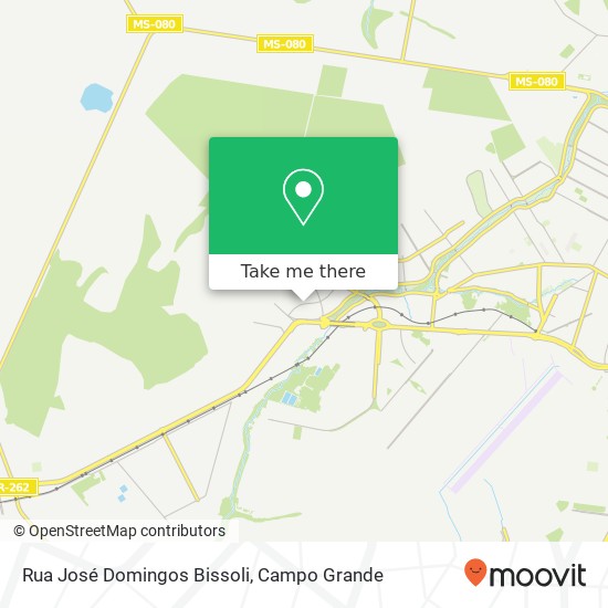 Rua José Domingos Bissoli map