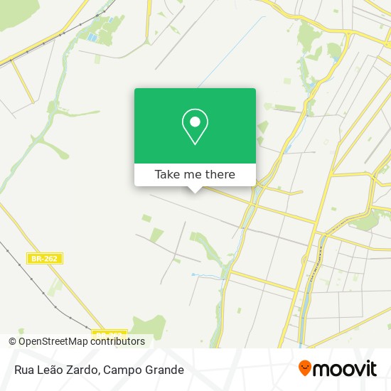 Mapa Rua Leão Zardo