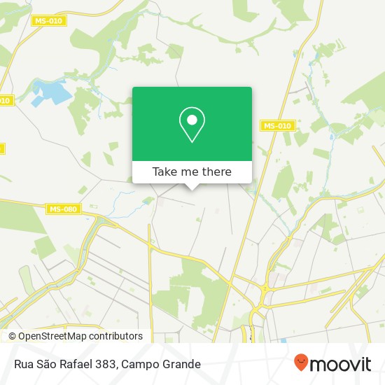 Mapa Rua São Rafael 383