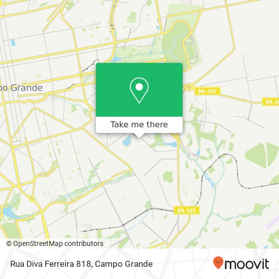Mapa Rua Diva Ferreira 818
