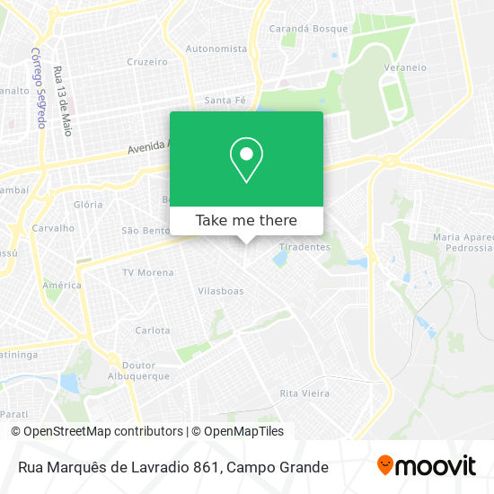 Rua Marquês de Lavradio 861 map