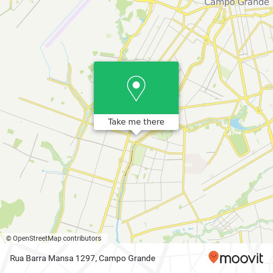 Mapa Rua Barra Mansa 1297