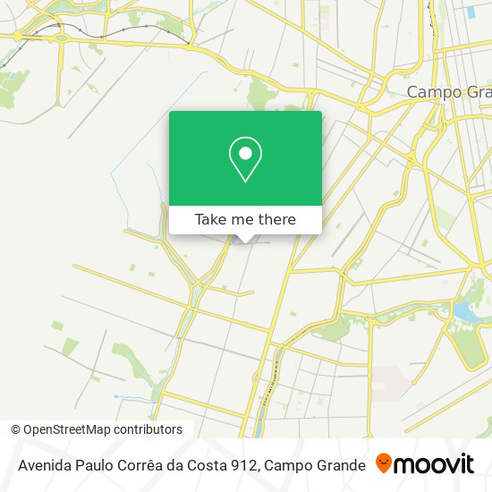 Mapa Avenida Paulo Corrêa da Costa 912