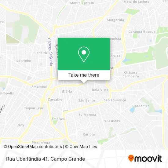 Rua Uberlândia 41 map