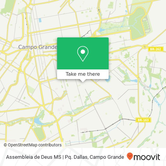 Assembleia de Deus MS | Pq. Dallas map