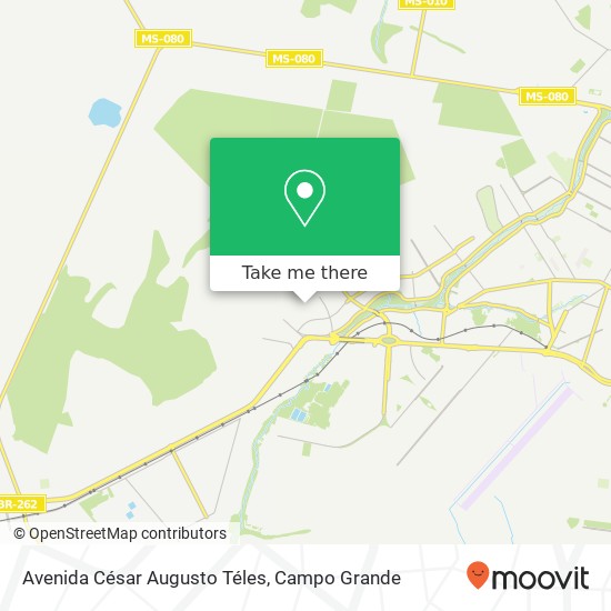 Mapa Avenida César Augusto Téles
