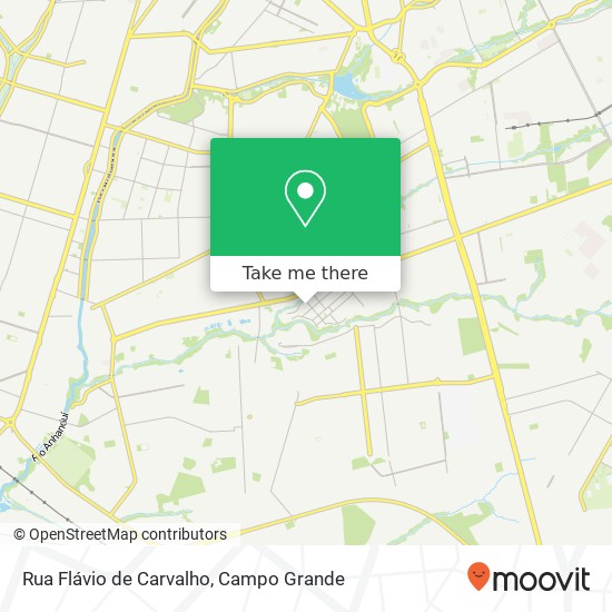 Mapa Rua Flávio de Carvalho