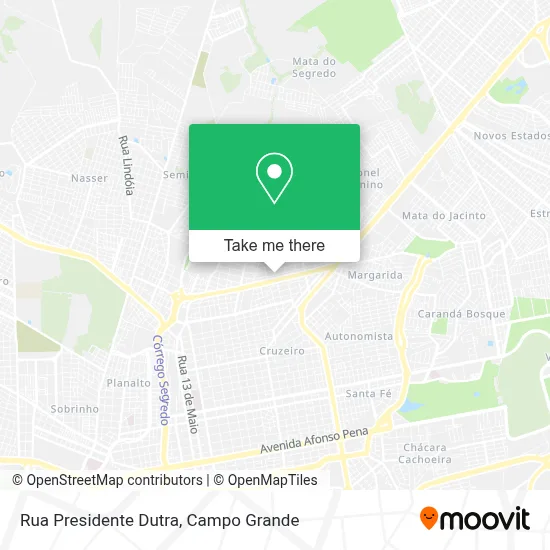 Rua Presidente Dutra map