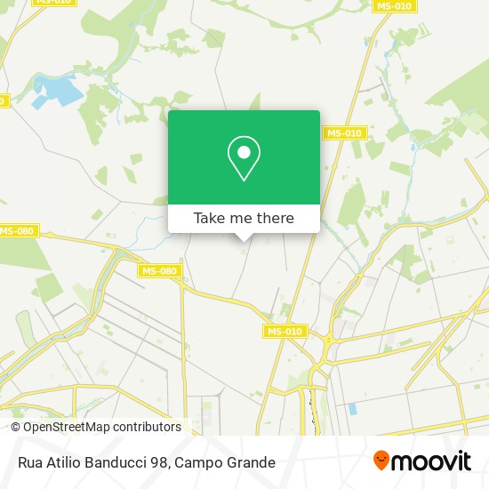 Mapa Rua Atilio Banducci 98