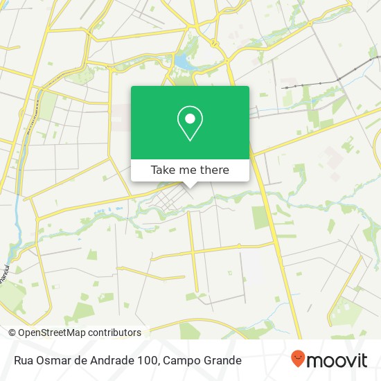 Mapa Rua Osmar de Andrade 100