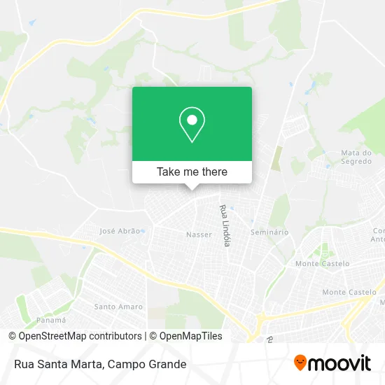 Rua Santa Marta map