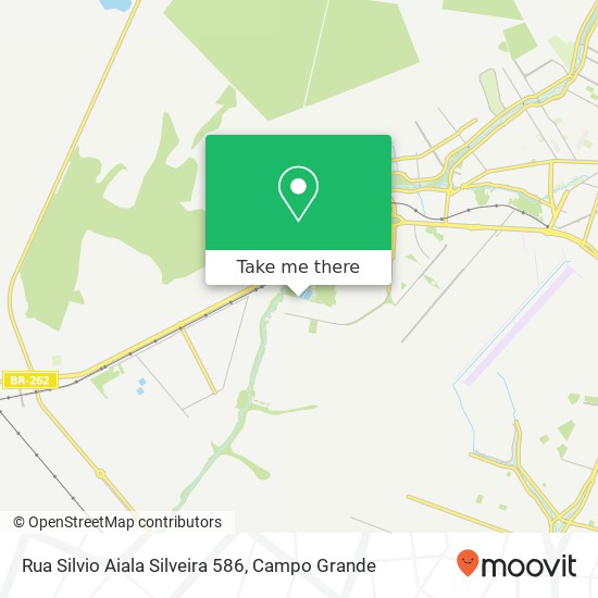 Mapa Rua Silvio Aiala Silveira 586