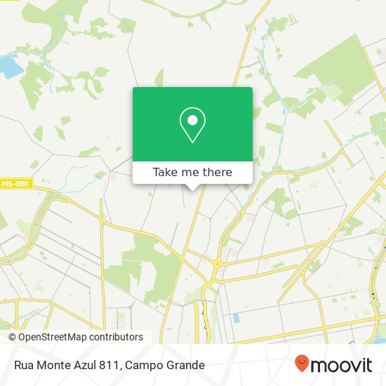 Mapa Rua Monte Azul 811