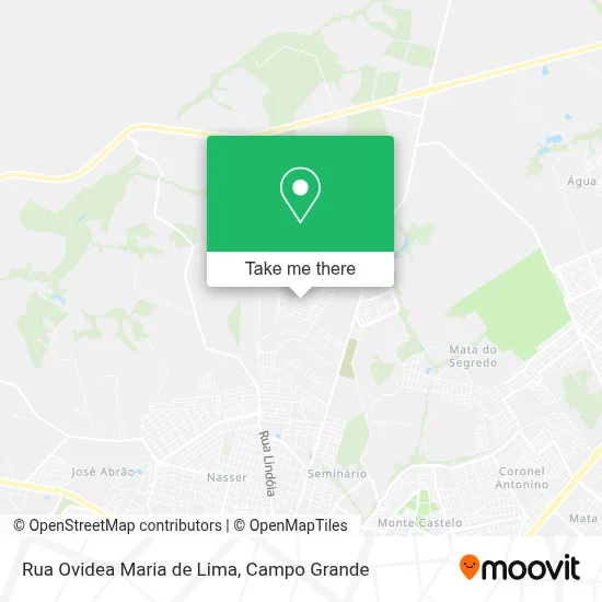 Rua Ovidea Maria de Lima map