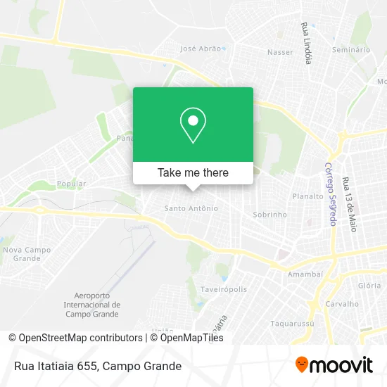 Rua Itatiaia 655 map