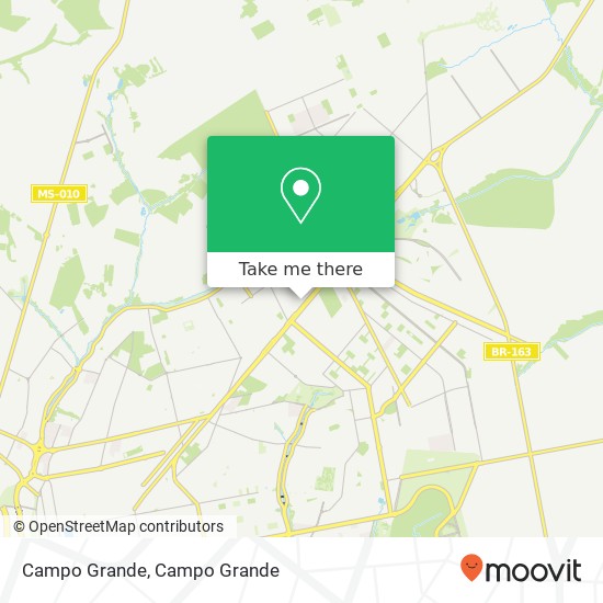 Campo Grande map