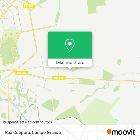 Mapa Rua Cotipora