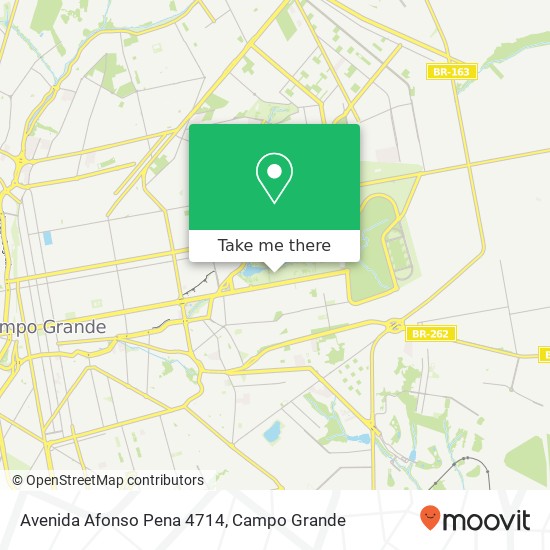 Mapa Avenida Afonso Pena 4714