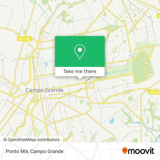 Ponto Mix map