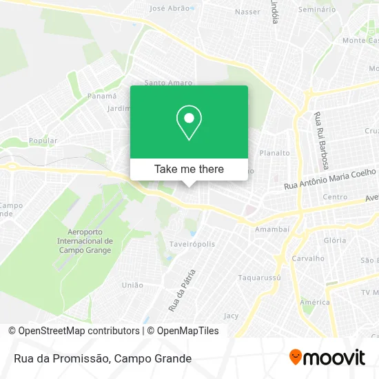 Rua da Promissão map