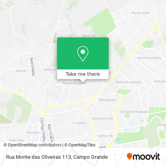 Rua Monte das Oliveiras 113 map