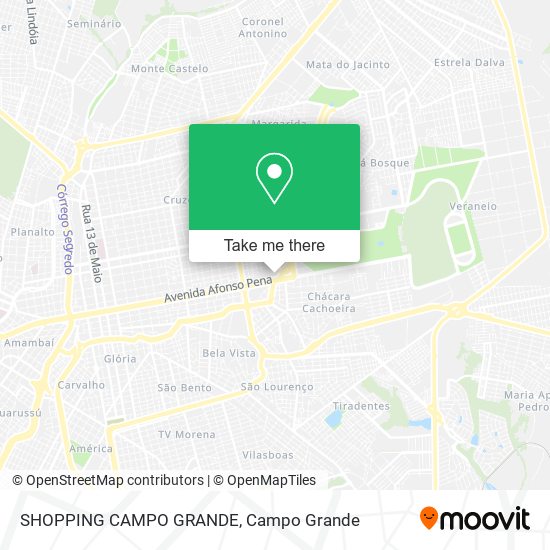 Mapa SHOPPING CAMPO GRANDE