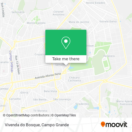 Vivenda do Bosque map