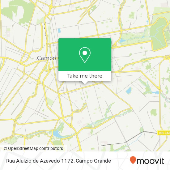 Rua Aluízio de Azevedo 1172 map