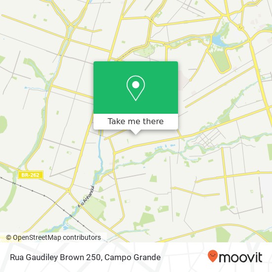 Rua Gaudiley Brown 250 map