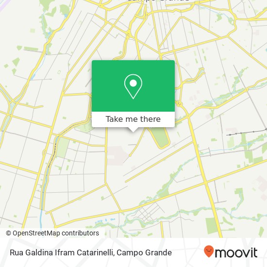 Mapa Rua Galdina Ifram Catarinelli