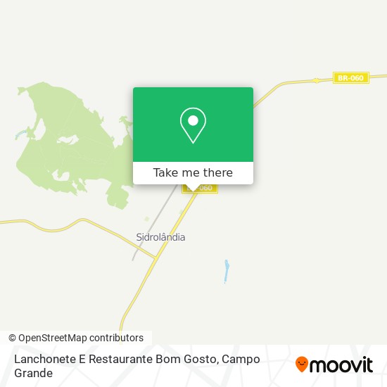 Lanchonete E Restaurante Bom Gosto map