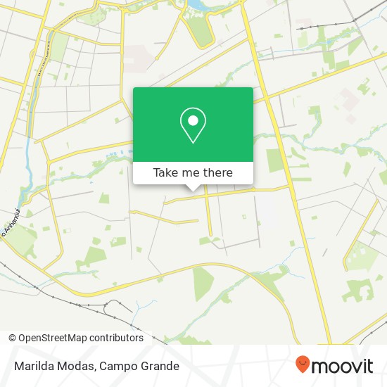 Mapa Marilda Modas, Rua Patrocínio, 84 Centro Oeste Campo Grande-MS 79073-030