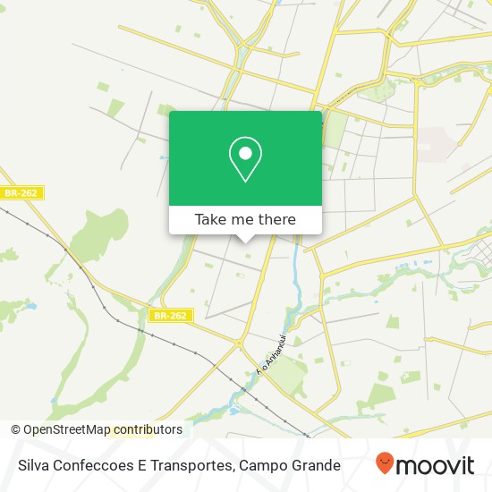 Mapa Silva Confeccoes E Transportes, Rua Maracaibo, 449 Coophavilla II Campo Grande-MS 79097-020