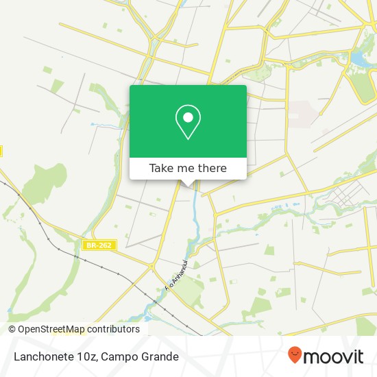 Lanchonete 10z, Avenida Campestre, 258 Aero Rancho Campo Grande-MS 79085-010 map